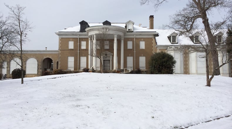 The famed 'Candler Mansion' in 2014. (Save Briarcliff / Candler Mansion Facebook photo.)