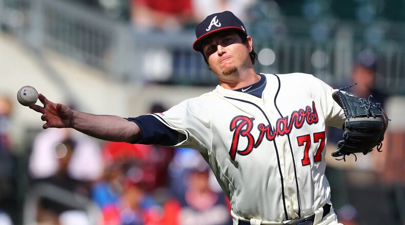 Braves pitcher Luke Jackson.
