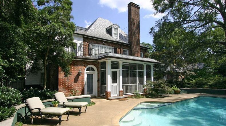 The home at Springdale Road is described as "one of the most elegant homes in Druid Hills."