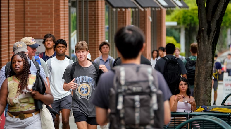 Georgia Tech is one of just three schools within the University System of Georgia to require applicants to submit ACT or SAT test scores. (Benjamin Hendren / AJC file photo)