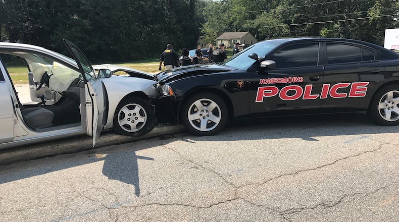 Two juveniles were arrested after allegedly leading a Jonesboro police officer on a chase and firing at the cop. (Credit: Clayton County Sheriff's Office)