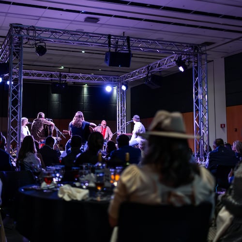 Georgia Southern Eagle Nation Fund donors were treated to an intimate acoustic concert, In the Round, on Nov. 14, 2025 at the Nessmith-Lane Conference Center. (AJ Henderson/Georgia Southern Athletics)