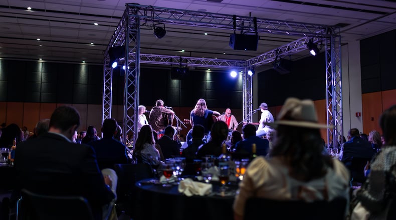 Georgia Southern Eagle Nation Fund donors were treated to an intimate acoustic concert, In the Round, on Nov. 14, 2025 at the Nessmith-Lane Conference Center. (AJ Henderson/Georgia Southern Athletics)