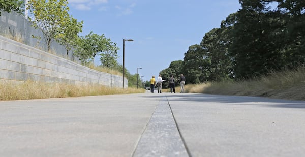  Work is progressing on the westside trail of the Atlanta Beltline. BOB ANDRES /BANDRES@AJC.COM