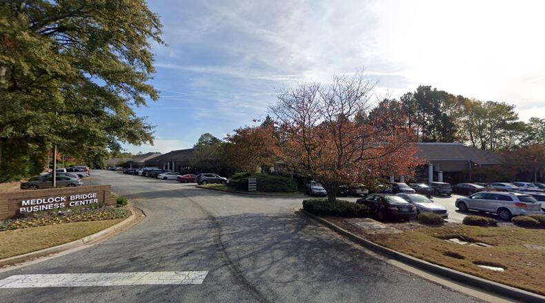 The Peachtree Corners City Council recently approved a special use permit for a religious facility in an existing building at 3274 Medlock Bridge Rd., part of the Medlock Bridge Business Center. (Google Maps)