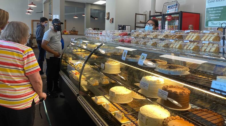 The dessert case at Gabriel's Restaurant & Bakery is stocked with seasonal pies and cakes.
Ligaya Figueras / ligaya.figueras@ajc.com