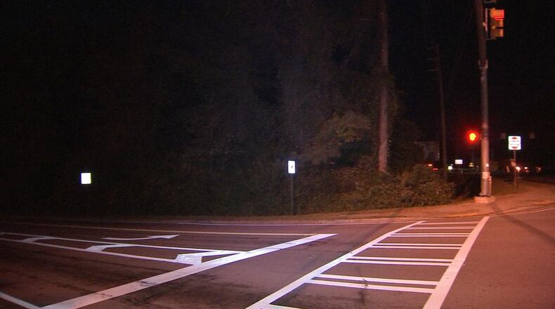 The body of a man was found Thursday night blocks from an elementary school in Cobb County.