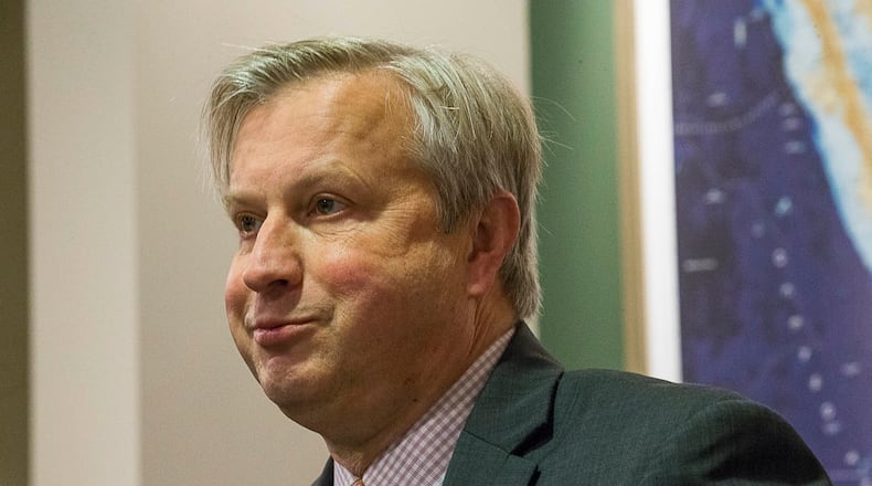 The director of Georgia’s Division of Family and Children Services, Tom Rawlings, said caseworkers in his agency, despite the coronavirus, are still going into the field in response to calls alleging abuse or neglect of a child. “We all need to think about how do you balance that need to keep children safe while promoting as much social distance as possible?” he said. (ALYSSA POINTER/ALYSSA.POINTER@AJC.COM)