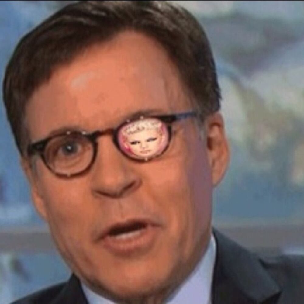 #bobcostas #pink #eye #lmao Photo posted by @richmarchandjr