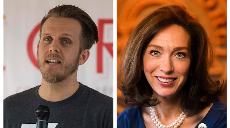 Ted Terry and Teresa Tomlinson are Democratic candidates for Senate. AJC/photos.