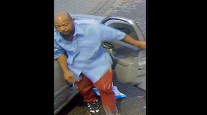Gwinnett County police are searching for this man, who they believe stole packages from a USPS mailbox.