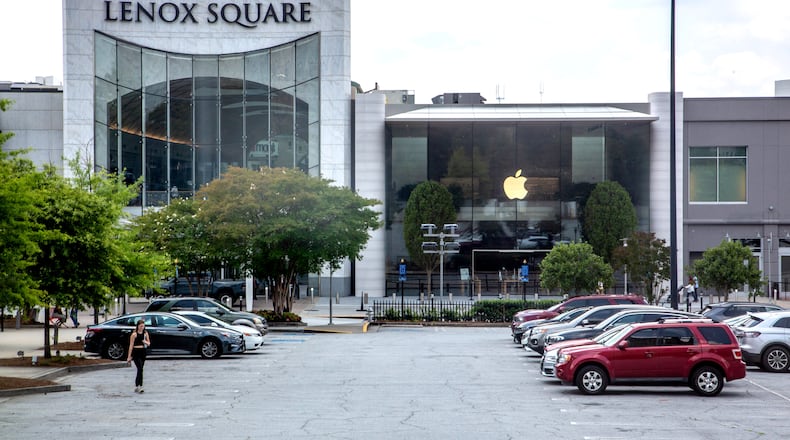 Lenox Square was the scene of a shooting that critically injured a security guard in June. STEVE SCHAEFER FOR THE ATLANTA JOURNAL-CONSTITUTION