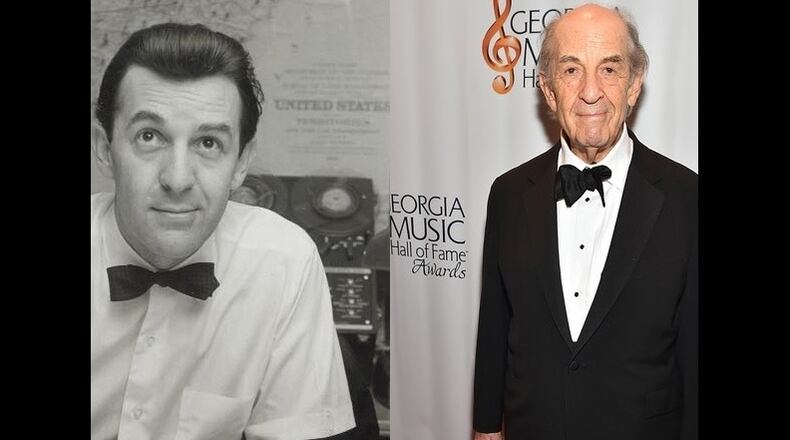 Musician and Atlanta resident John Barbe - shown at right during his 2015 induction into the Georgia Music Hall of Fame - died on Dec. 20 at the age of 93.