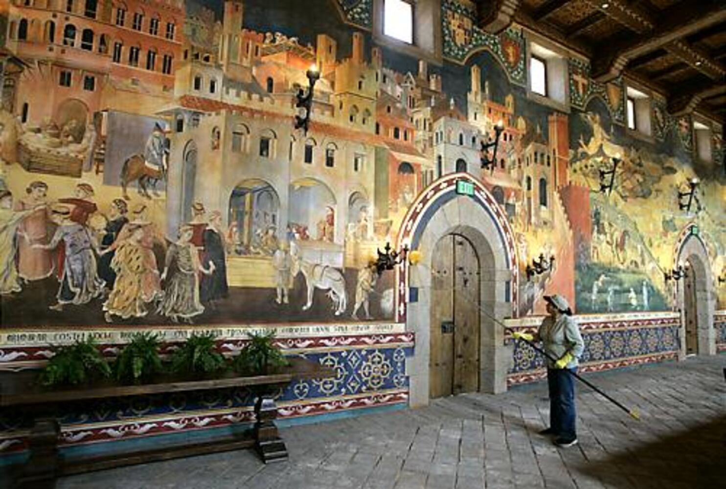 A Tuscan castle in Napa Valley