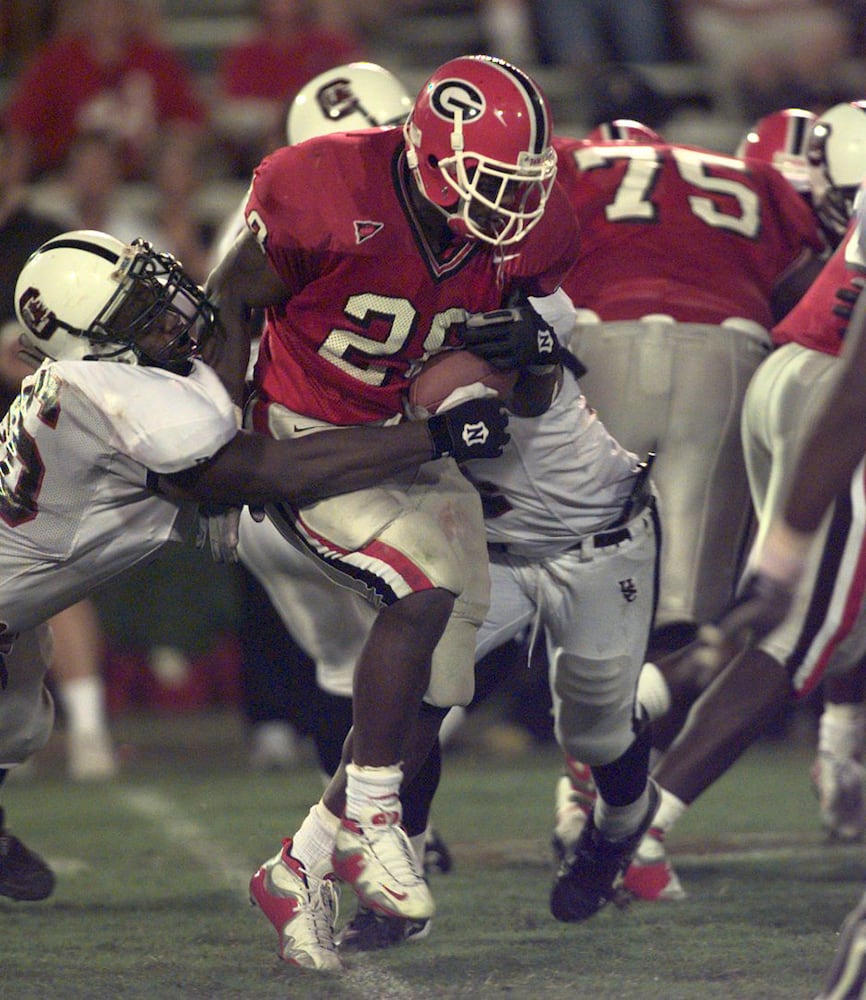 Georgia running back from 1998-2001