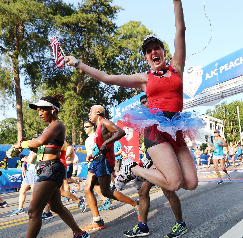 Photos: Scenes from 2018 AJC Peachtree Road Race