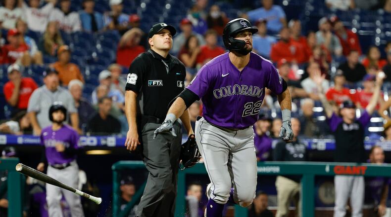Atlanta acquired outfielder Sam Hilliard from the Rockies for minor-league righty Dylan Spain. Hilliard has played parts of four seasons in the major leagues. (Tim Nwachukwu/TNS)