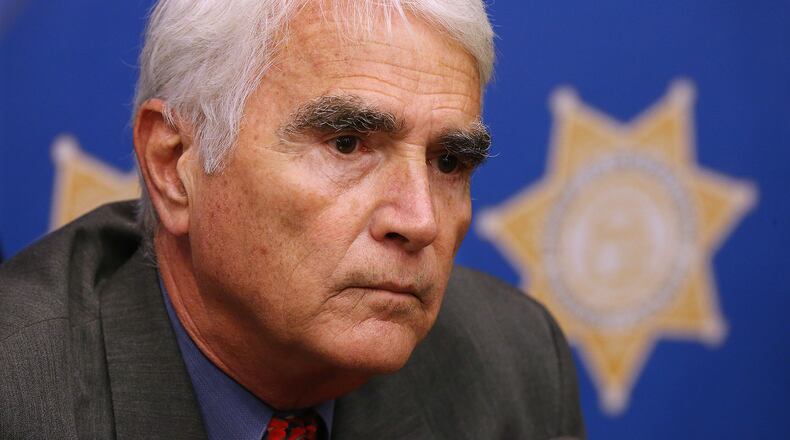 Gwinnett County Sheriff Butch Conway during a September 2015 press conference.