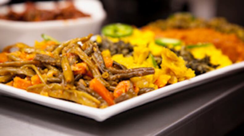 Food from Mela Ethiopian Kitchen