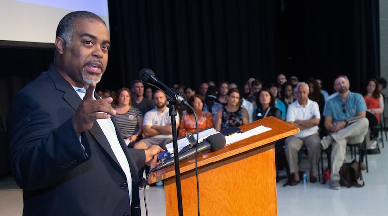 Former state Rep. Erick Allen, a Democrat, won his bid for a seat on the Cobb County Commission in Tuesday's election. (Steve Schaefer for the AJC)
