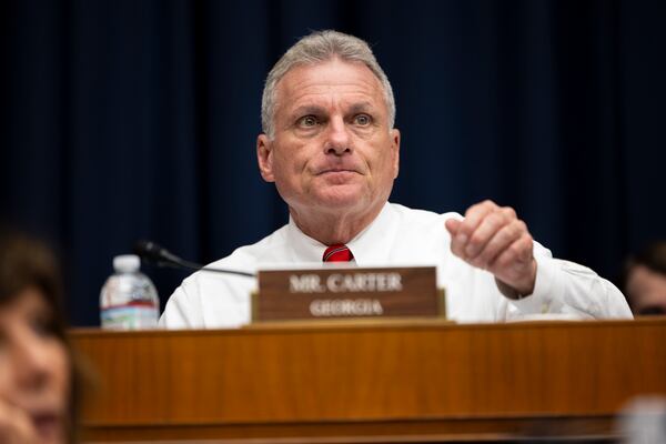 U.S. Rep. Buddy Carter, R-St. Simons Island, participated House Energy and Commerce hearing in Washington on Thursday.