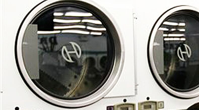 Dryer in laundromat