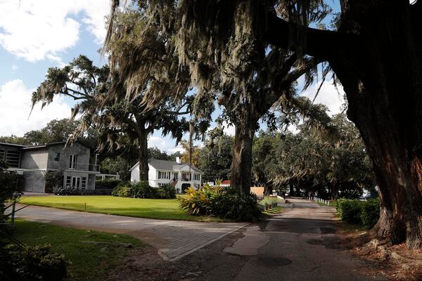 A mix of historic and more modern homes along Bluff Drive at Isle of Hope.