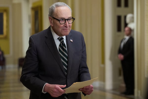 Senate Democratic Leader Chuck Schumer said his party would continue fighting to ensure President Trump's "rogue" immigration operation "does not get more funding without serious reform." (Jacquelyn Martin/AP)