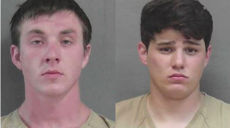 Jacob Dale Silvers, Justice Devonte Darden (Credit: Gordon County Sheriff's Office)