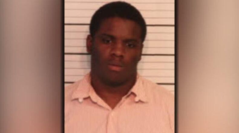 Kevin Pugues, 25, is accused of hitting and strangling his wife at their home on Durango Road in Memphis, Tennessee, on Saturday afternoon, the affidavit said.