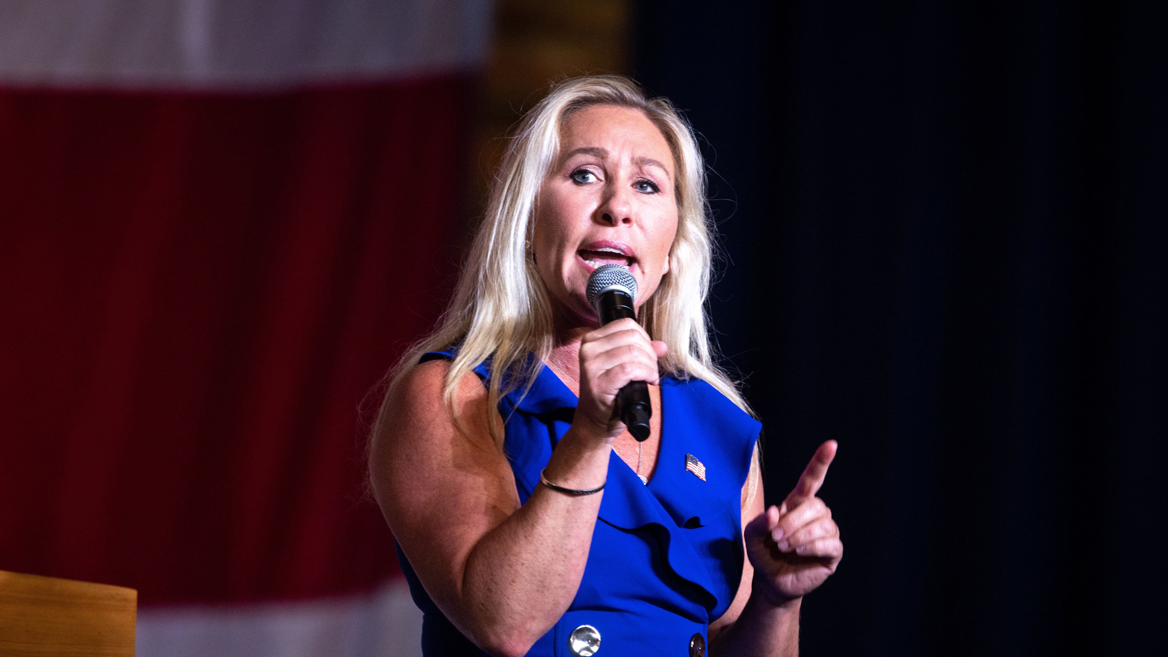 U.S. Rep. Marjorie Taylor Greene, R-Rome, does not want the country involved in military attacks on Iran. (Arvin Temkar/AJC)