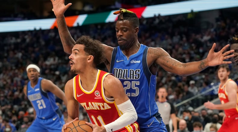 Atlanta Hawks guard Trae Young (11) and his teammates have gone 1-3 in their last four games. (AP Photo/LM Otero)