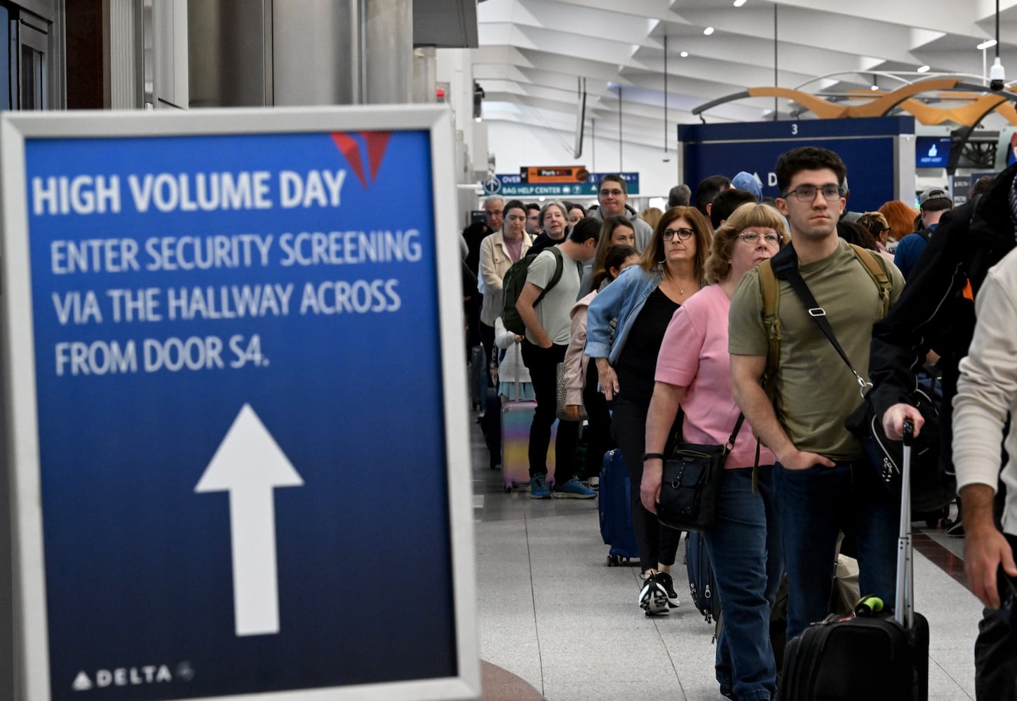 Saturday and weekend airport wait times