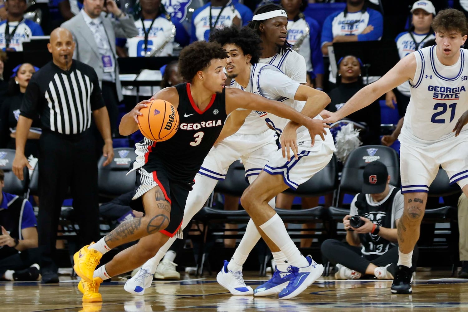UGA vs GSU basketball 