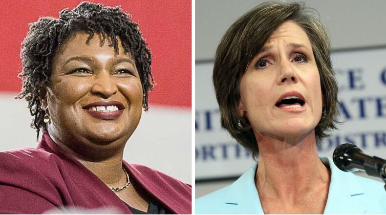 Stacey Abrams and Sally Yates.