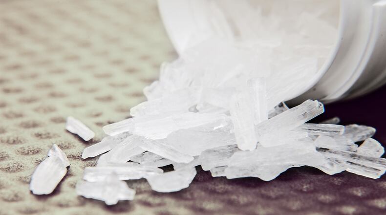 A Fayette County woman received a six-year prison sentence for possessing meth with intent to distribute.