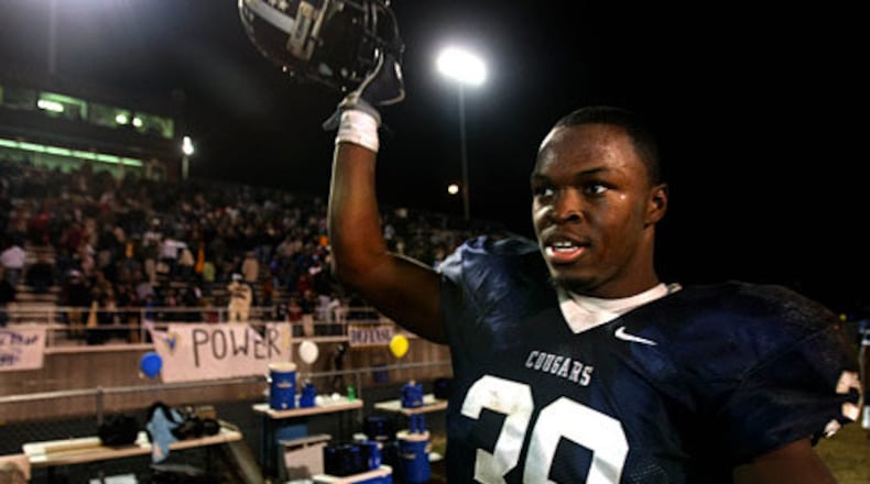 Newnan safety/tight end Alec Ogletree was the AJC’s 2009 Class 5A defensive player of the year in 2009. He was an All-SEC player at Georgia who played nine NFL seasons.