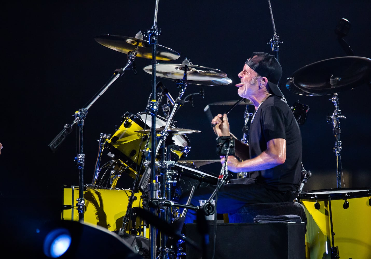 Ulrich and Metallica sold out Mercedes-Benz Stadium on Tuesday night. (Ryan Fleisher for the AJC)