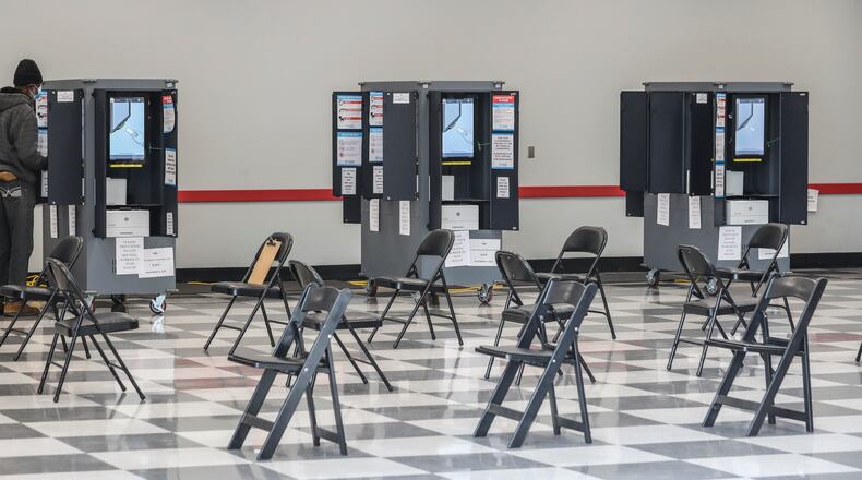 In addtion to the Atlanta mayoral runoff election on Tuesday, Nov. 30, there are a number of cities with runoff elections, including four cities with mayoral runoff elections.. (John Spink / John.Spink@ajc.com)