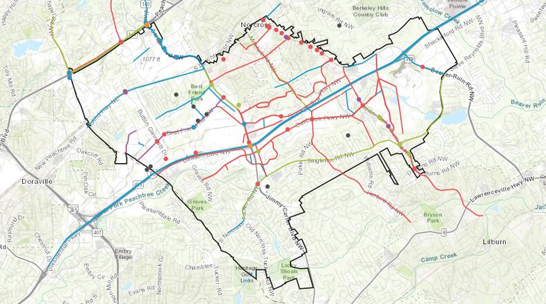 Gateway85 Community Improvement District is planning to immediately invest a half million dollars to execute key project recommendations designed to improve the district’s infrastructure and mobility. (Courtesy Gateway85 CID)