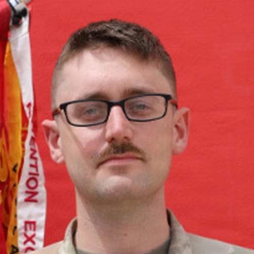 According to his obituary, 1st Lt. Tyler James Feehan, known as “Tivo,” considered his military duty “his calling” and was planning to attend law school, and, later, become a high school football coach. (U.S. Army Space and Missile Defense Command via AP)
