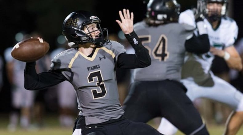 East Hall's Austin Parker. Photo: David Barnes