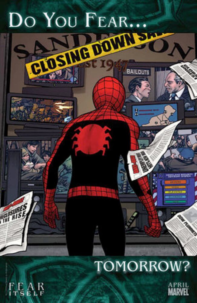 Marvel characters face fear