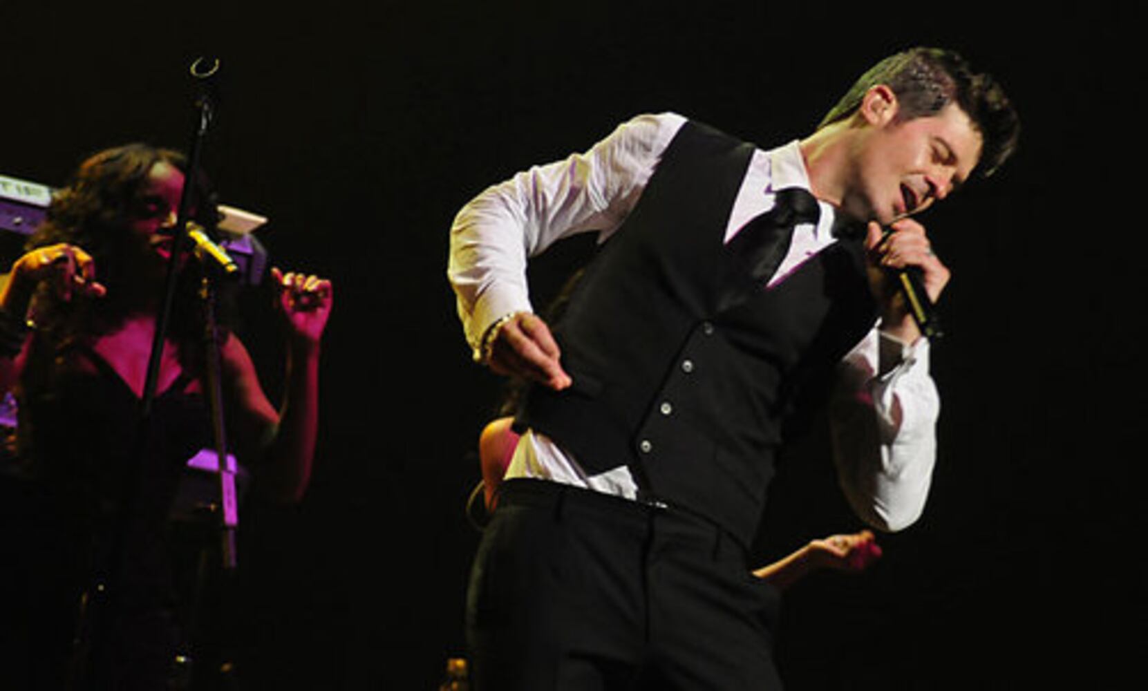 Robin Thicke and Kelly Rowland at The Fox