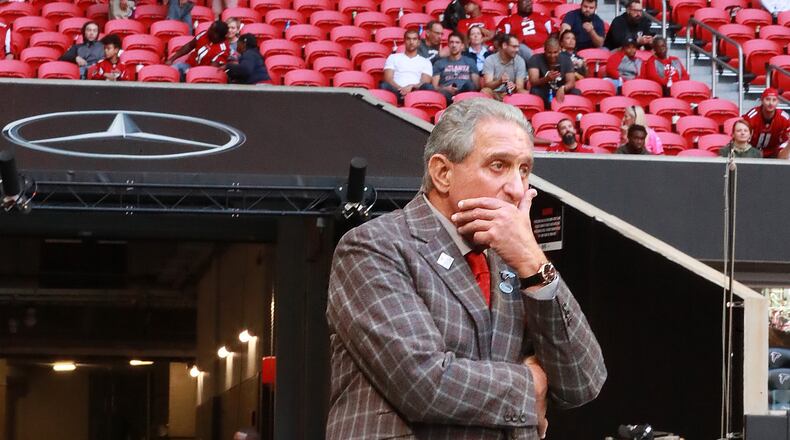 Falcons owner Arthur Blank. Curtis Compton/ccompton@ajc.com