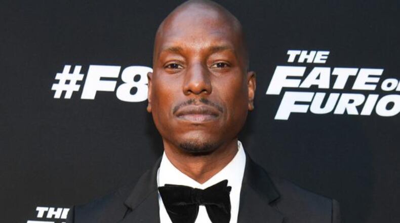 ATLANTA, GA - APRIL 04:  Tyrese Gibson attends "The Fate Of The Furious" Atlanta red carpet screening at SCADshow on April 4, 2017 in Atlanta, Georgia.  (Photo by Paras Griffin/Getty Images for Universal)