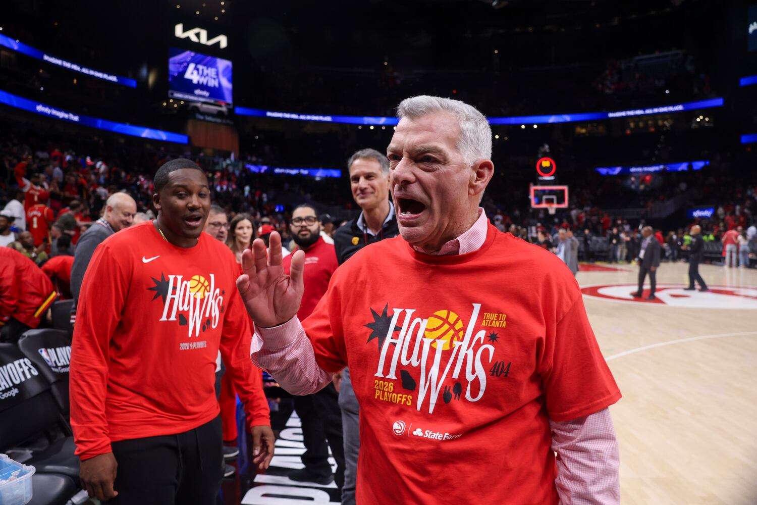 NBA first round playoff game 3 between New York Knicks and Atlanta Hawks