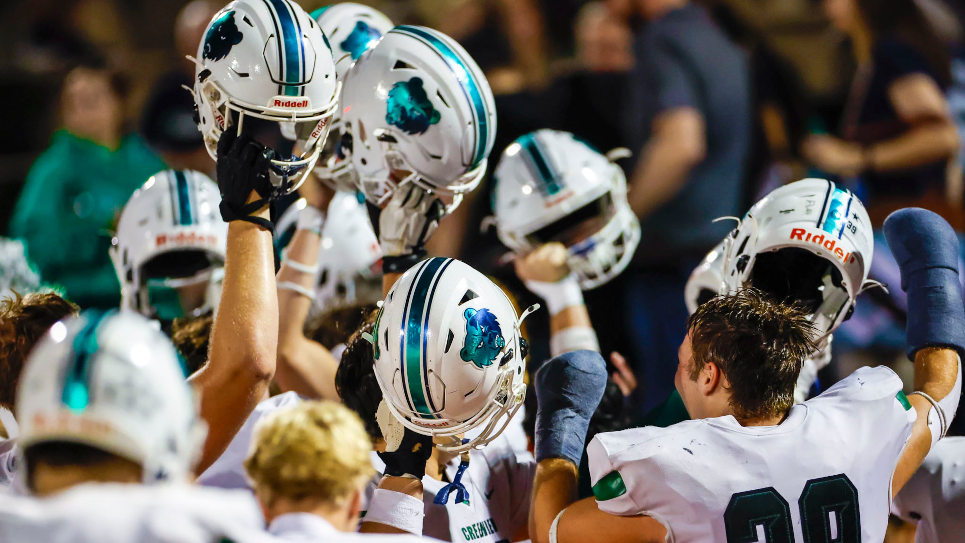 Creekview won at Lassiter on Friday, Sept. 5, 2025, and the Grizzlies will be a heavy favorite to beat Riverwood on Friday, according to the Maxwell projections. (Oscar Guevara Saenz for The Atlanta Journal-Constitution)