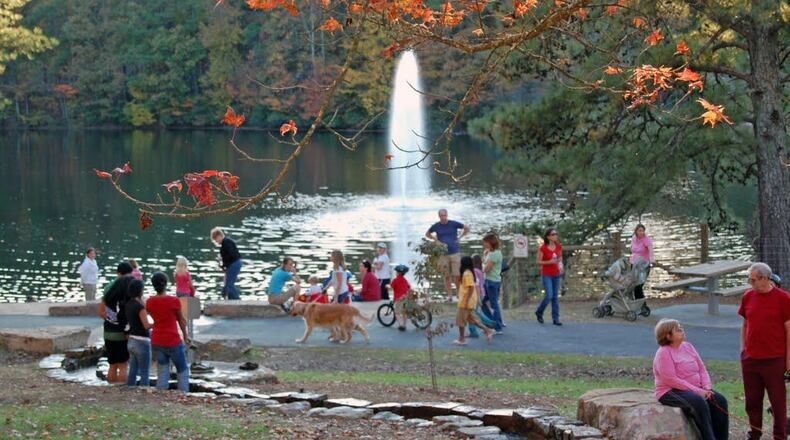 Suwanee is seeking volunteers to help celebrate Arbor Day Feb. 20 by planting trees at Sims Lake Park. (Courtesy City of Suwanee)
