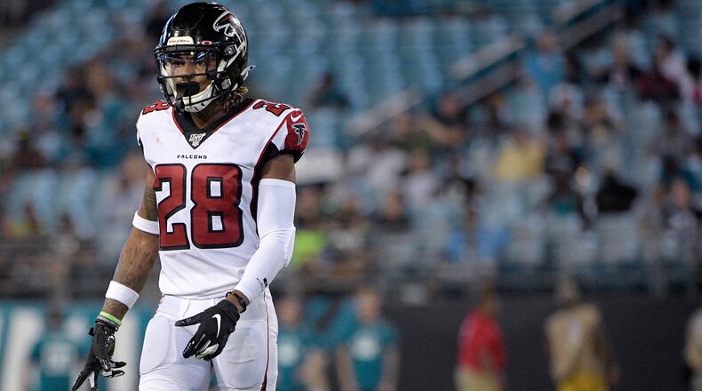 Falcons defensive back Jordan Miller played in 10 games as a rookie and one game this season